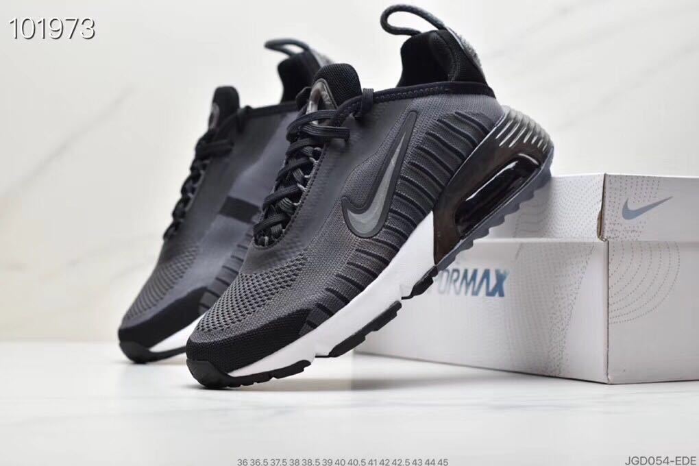 Women Nike Air Max Vapormax 2090 Flyknit Grey Black White Shoes